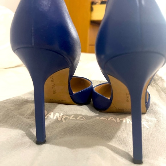 Manolo blahnik d orsay cobalt blue - Picture 3 of 6